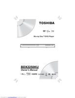 Toshiba BDX2250KU Blu-Ray DVD Player Operating Manual